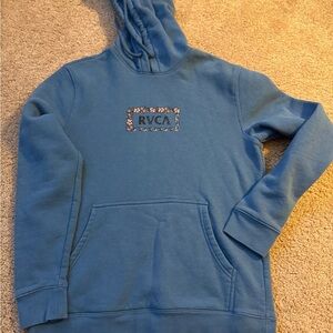 RVCA Teal Hoodie with Logo